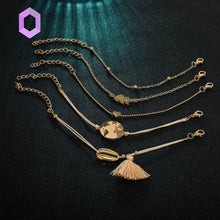 Charger l'image dans la galerie, Bracelets Aventure Dorée (5 en 1)