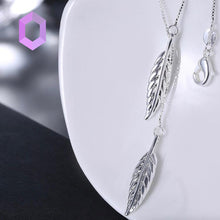 Charger l'image dans la galerie, Pendentif Feuilles en Argent Massif
